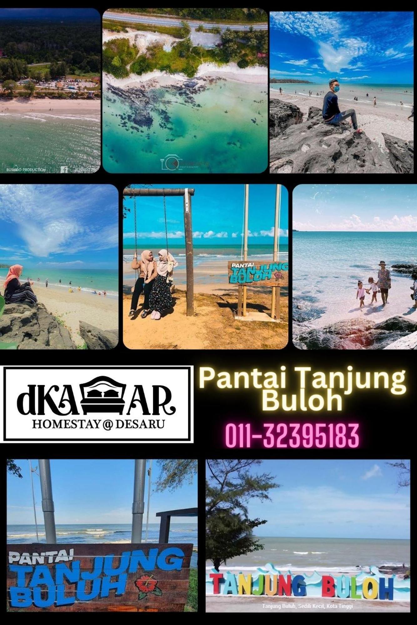 Dkamar Homestay At Desaru, Fully Aircond, Wifi, Coway, Street View 4 Min To Desaru Beach Kangkar Chemaran 외부 사진